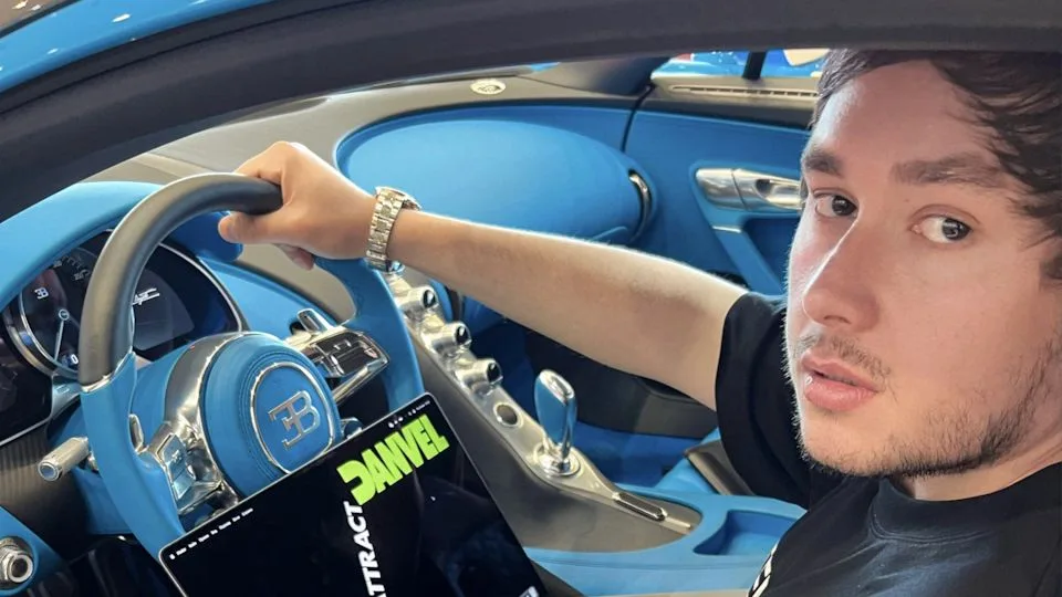 Nazar Babenko and.. of course, a luxury car!