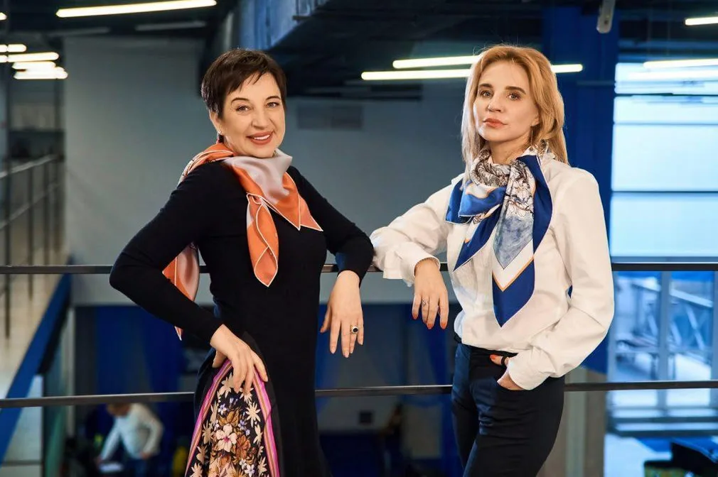 Yuliia (left) and Olena (right) Sosiedka, founders of Concord Bank Photo: Delo ua