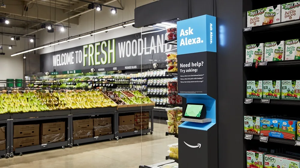 Amazon (AMZN) first automatic supermarket opened in London