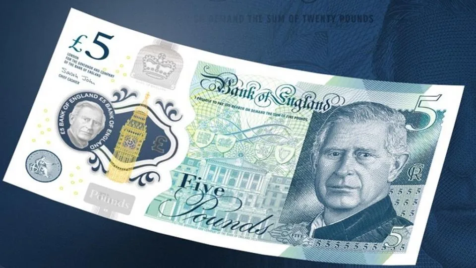 New banknotes officially presented to King Charles