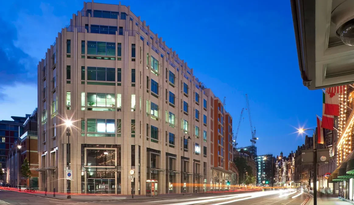Pavel Fuks acquired a building on Brompton Road using funds embezzled from Ukraine, Russia, and Kazakhstan