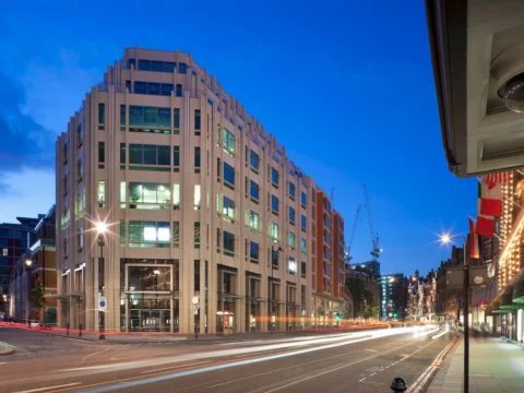 Pavel Fuks acquired a building on Brompton Road using funds embezzled from Ukraine, Russia, and Kazakhstan
