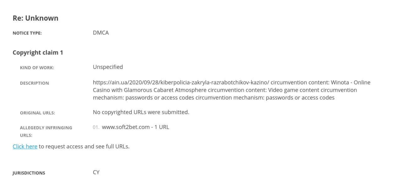 This time they accused AIN.ua in giving away they codes and passwords.