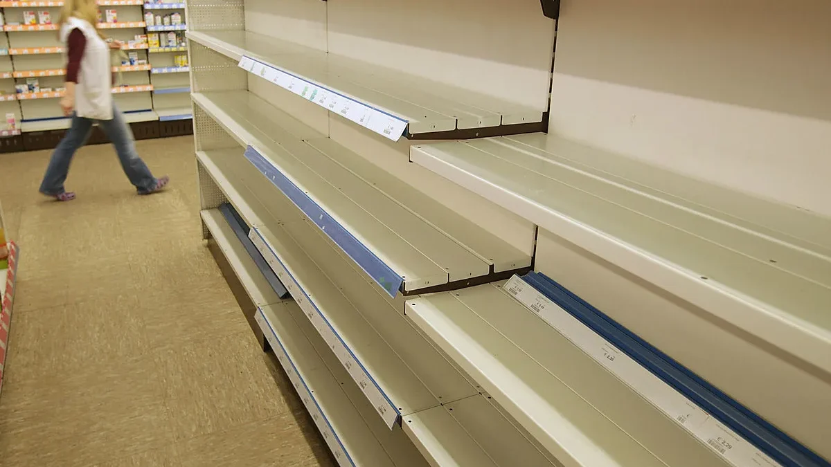 New shortages at the food retail chains