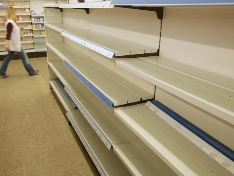 New shortages at the food retail chains