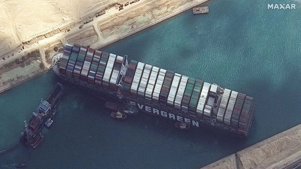 No luck Ever Given yet: the ship remains grounded