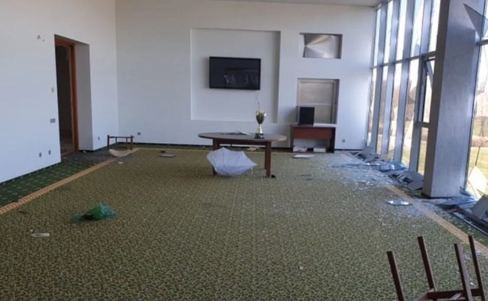 Golfstream club after it was liberated by AFU.