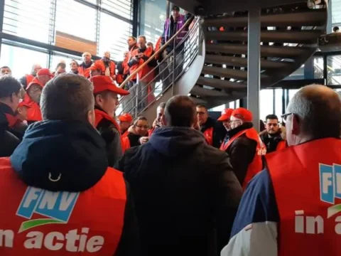 FNV Trade union broke into employers’ office in Zoetermeer