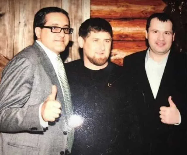 R. Kadyrov and A. Palatny on a undated photo.
