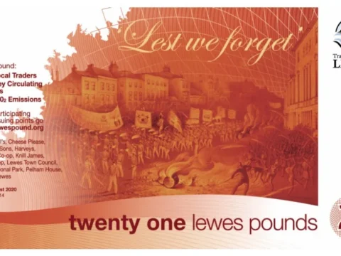 The Lewesian pound will become a monetary oddity: it is out of circulation