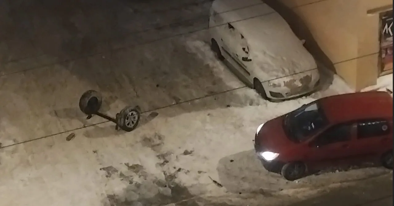 Chery Tigo 4 Pro rear axle after the accident