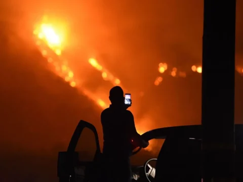 With Paradise burnt to ashes the California fires gone away