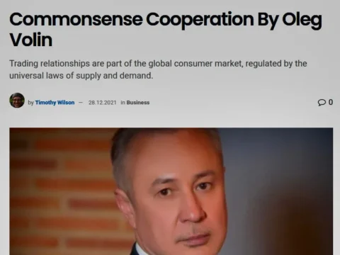 Oleg Volin whitewashes the Internet with the ‘common sense nonsense’