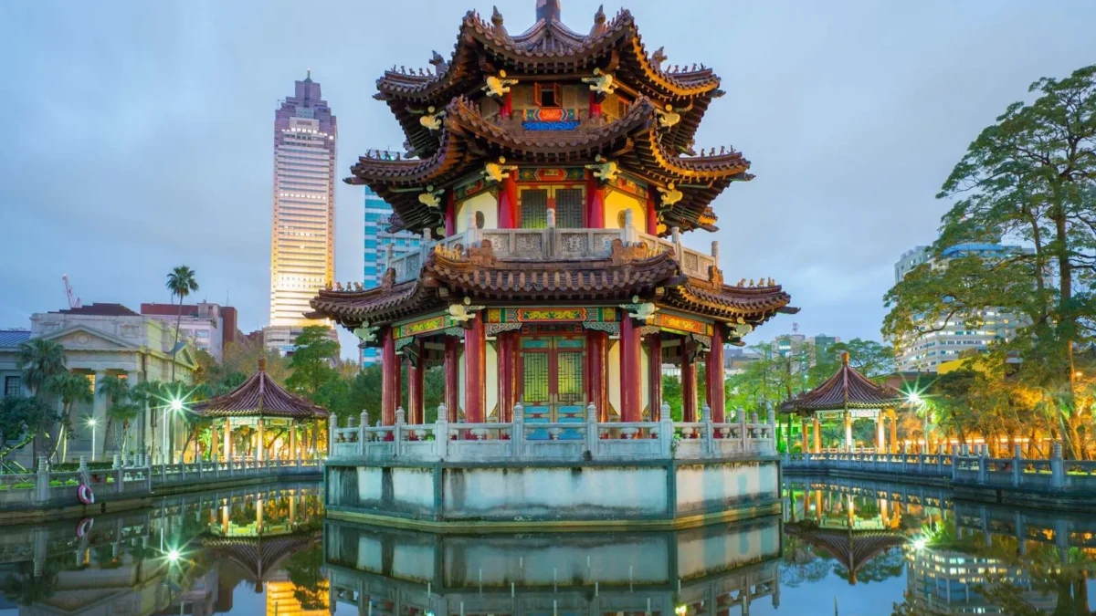 Foreign Secretary Greg Hands on an official trip to Taipei