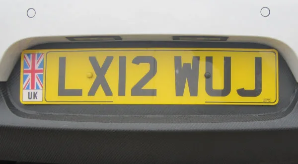 New license plates should be obtained to travel abroad by car