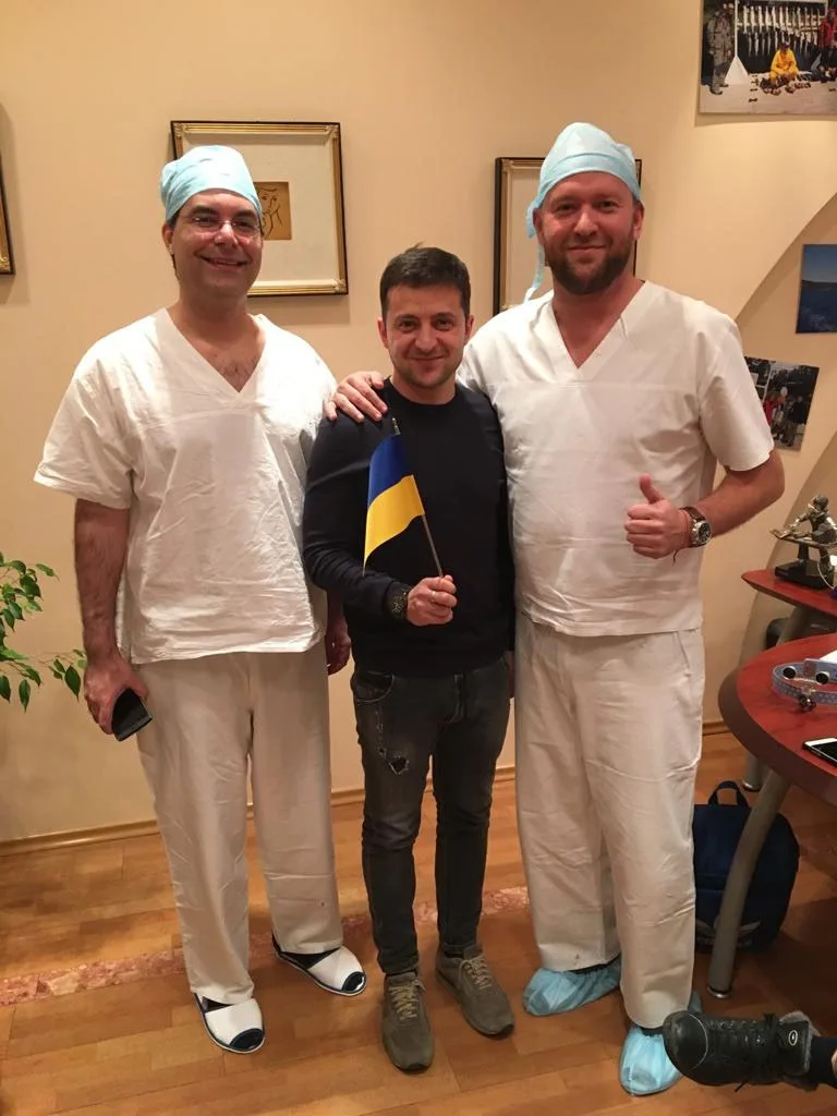 Roman Goldman and Volodymir Zelensky